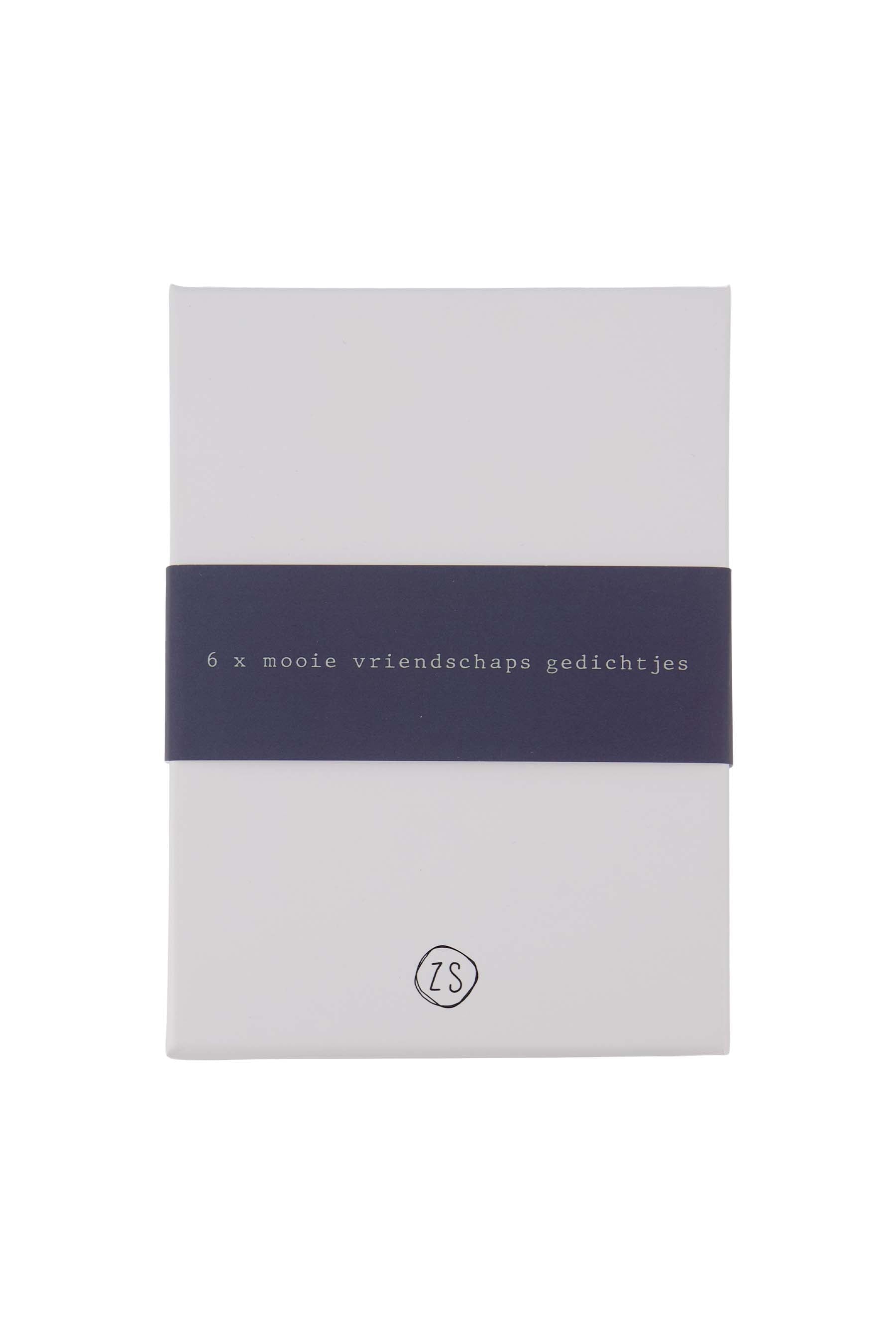 set van 6 gedichtenbundels wit/blauw