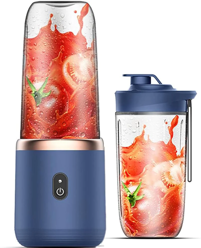 Blender électrique Smoothie 0,4L 200W bleu foncé Vendos85