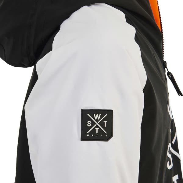Veste de ski WATTS XMETOD JR BLACK/FLUO ORANGE