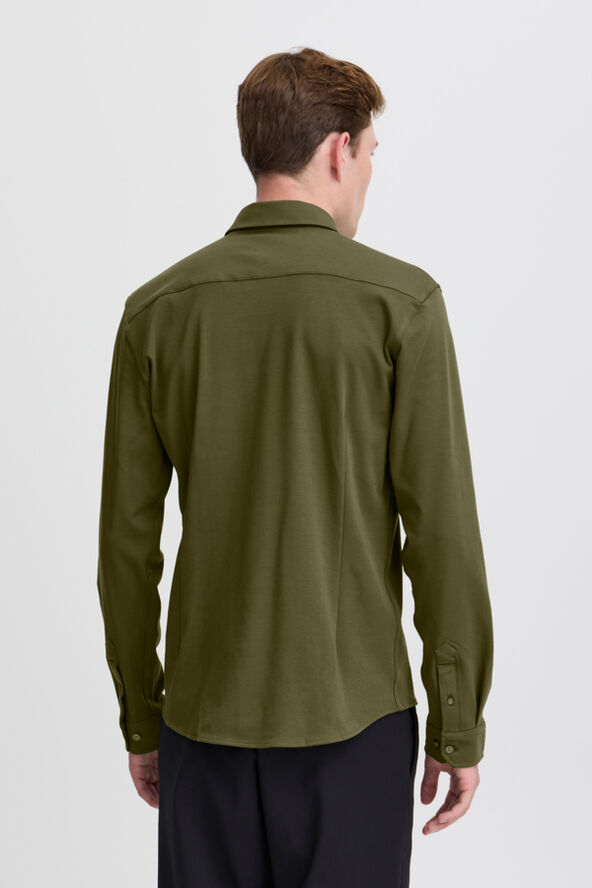 Casual Friday CFARTHUR LS BU jersey shirt Deep depths