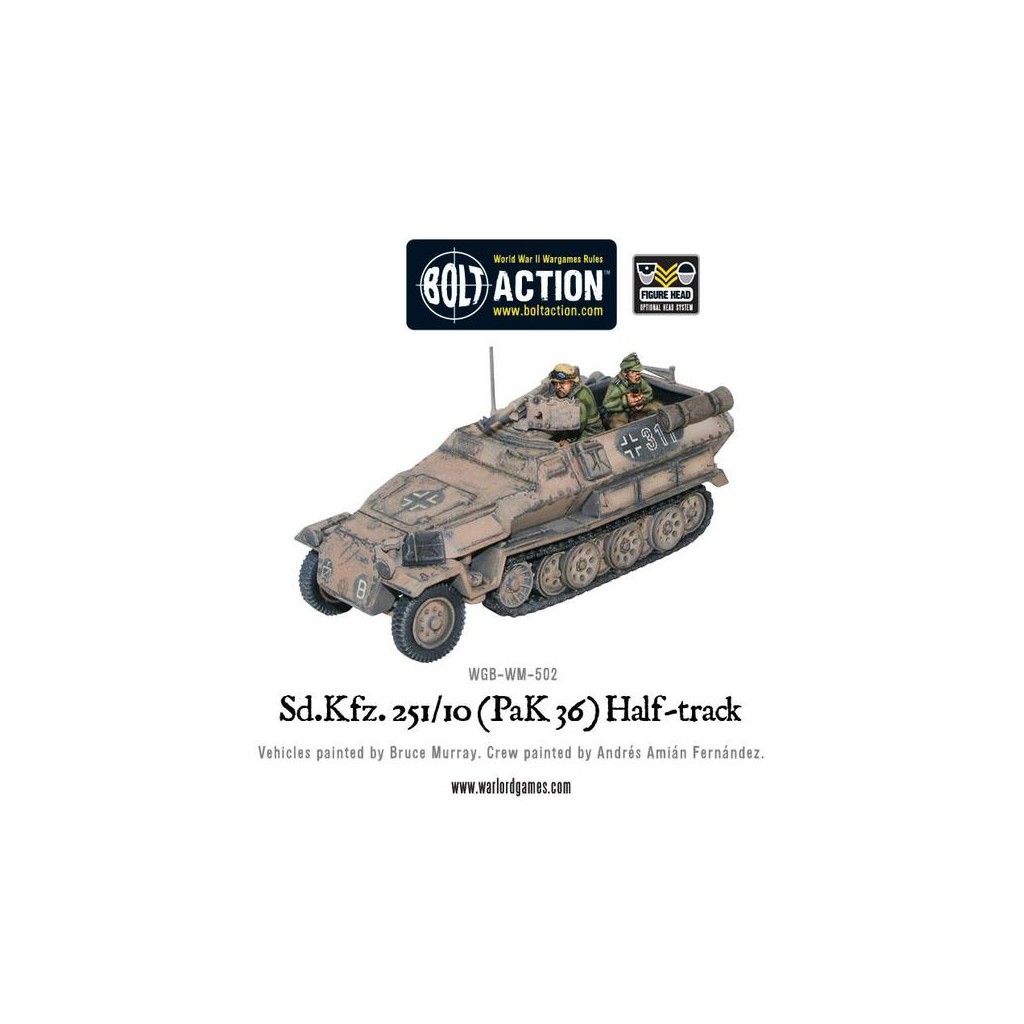 Bolt Action - Sd.Kfz 251/10 Pak 36 Half-Track