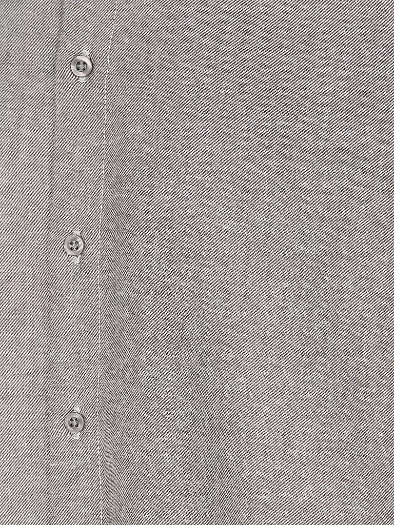 KNOWLEDGE COTTON APPAREL Flanellhemd Slim Fit hellgrau