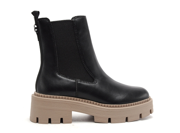 Tamaris boots bottine plates femme 25408 41 noir