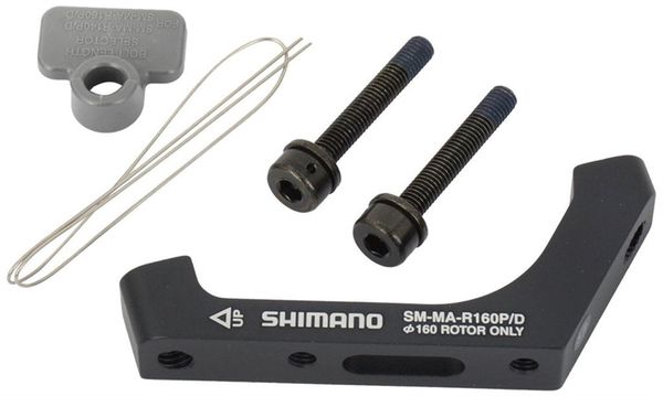 DISC-ADAPTER Bremse hinten, 140160mm, PMRahmen FM  schwarz