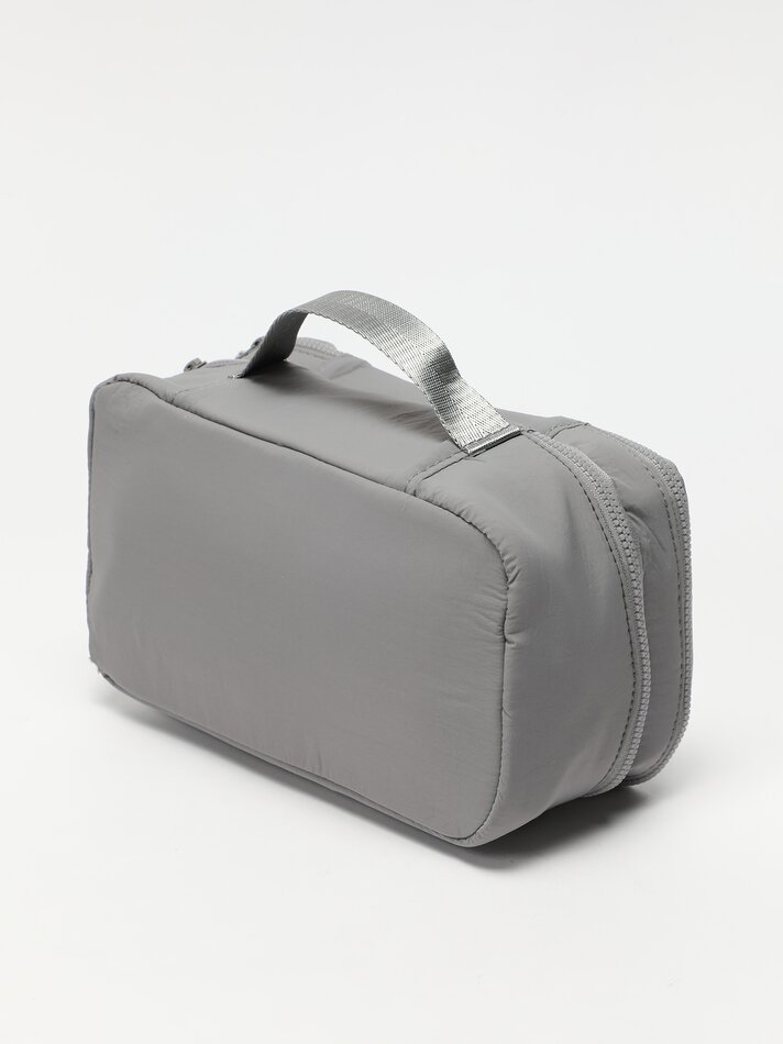 Nécessaire com vários bolsos - Cinza