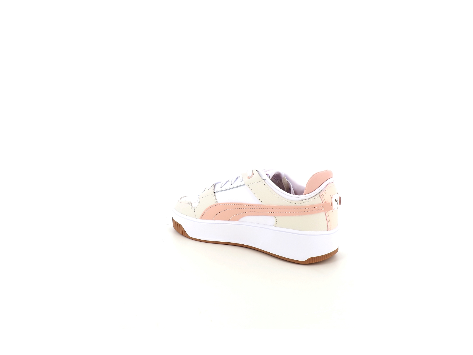 Puma-392338 Matières combinées Blanc Beige