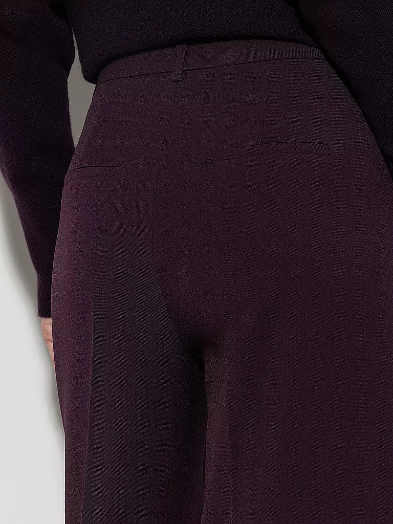 LUISA CERANO Hose Wide Leg dunkelrot