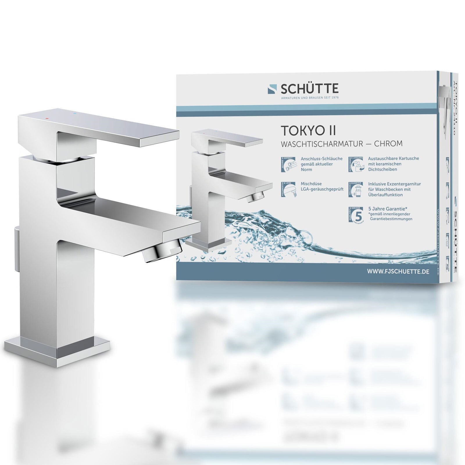 SCHÜTTE Waschtischarmatur Tokyo chrom