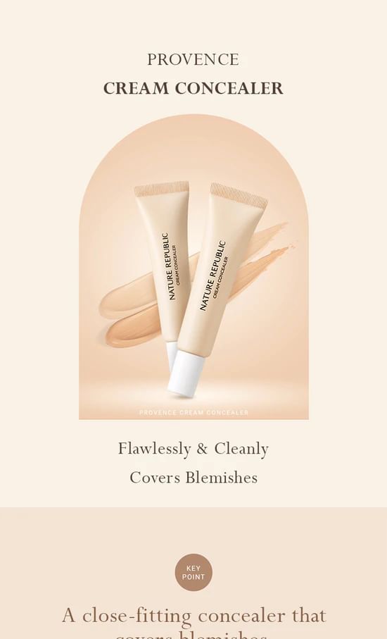 NATURE REPUBLIC - Provence Cream Concealer - 2 kleuren