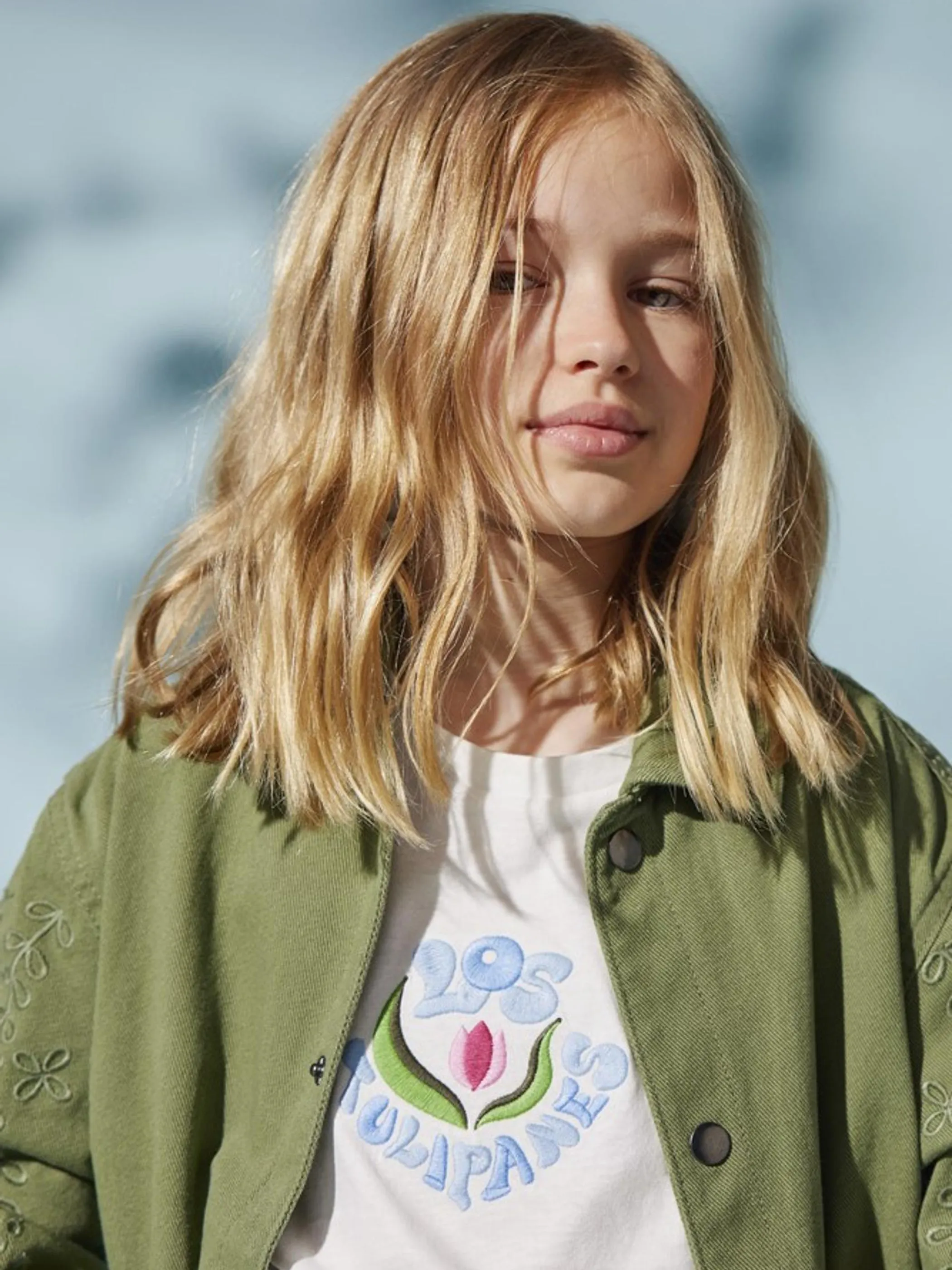 Kids Only KOGFLOWER MAIKEN CROP Shirt