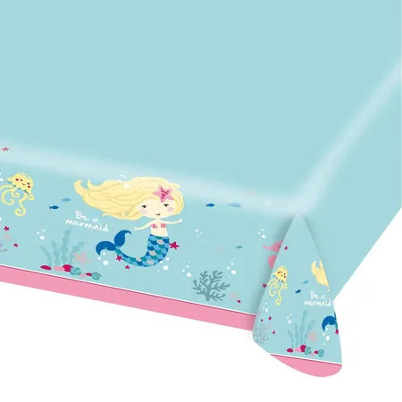amscan Tischdecke Be a Mermaid Papier 115 x 175 cm
