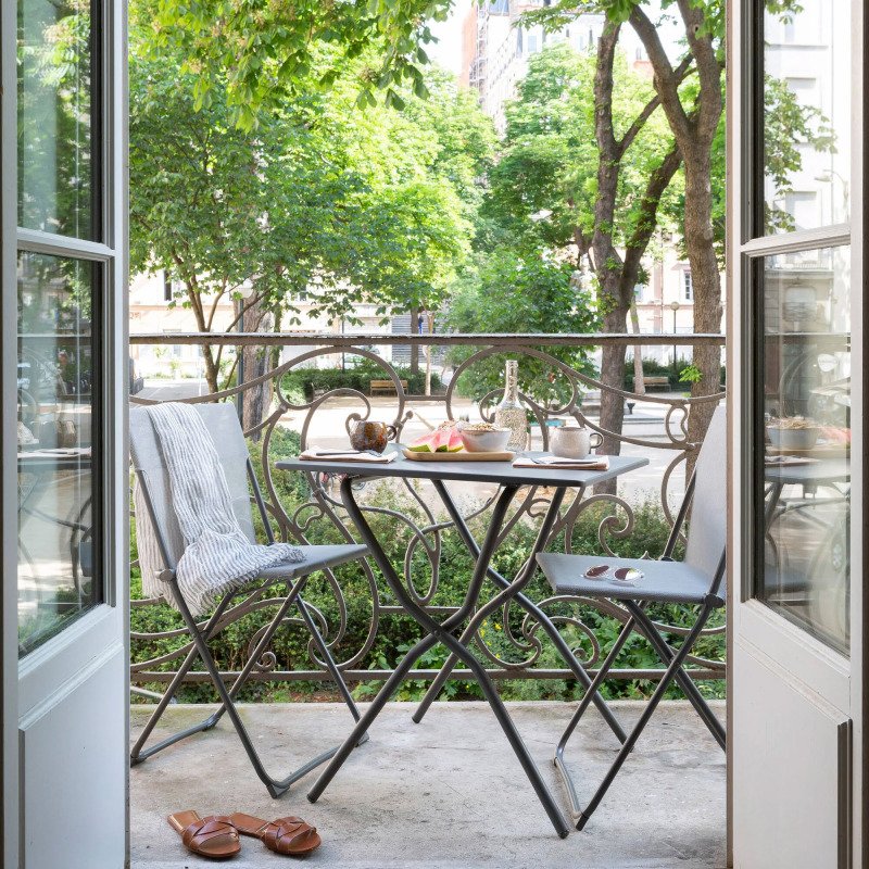 Table d'extérieur pliante BALCONY - Acier