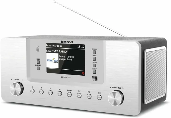 TechniSat DigitRadio 574 IR - Audiosystem - 2 x 5 Watt - sølv