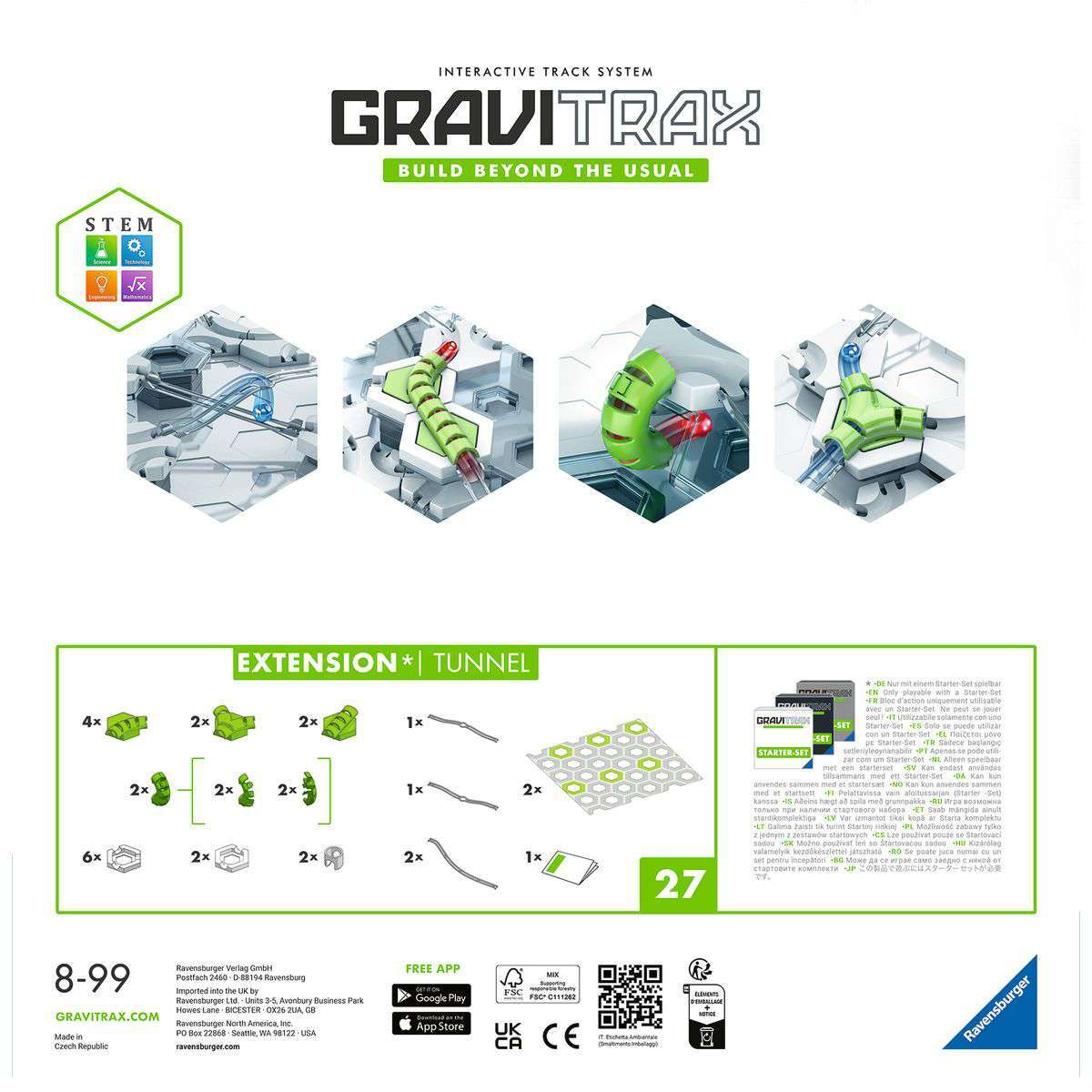 Ravensburger Spiel GraviTrax Extension Tunnel