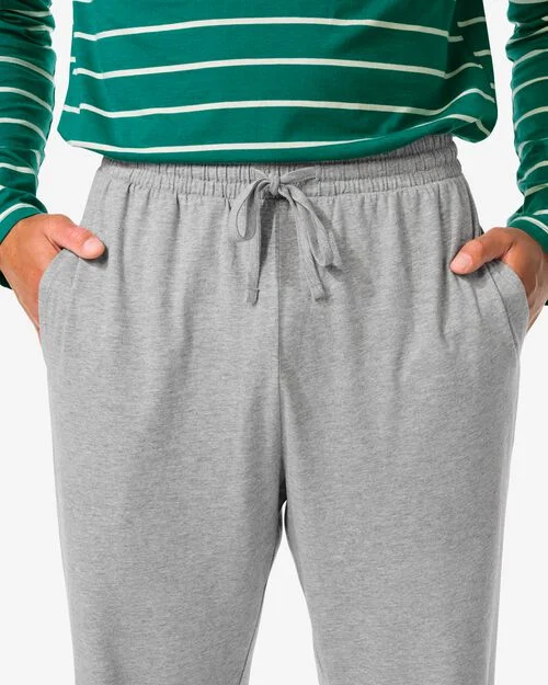 pyjama homme rayé vert foncé