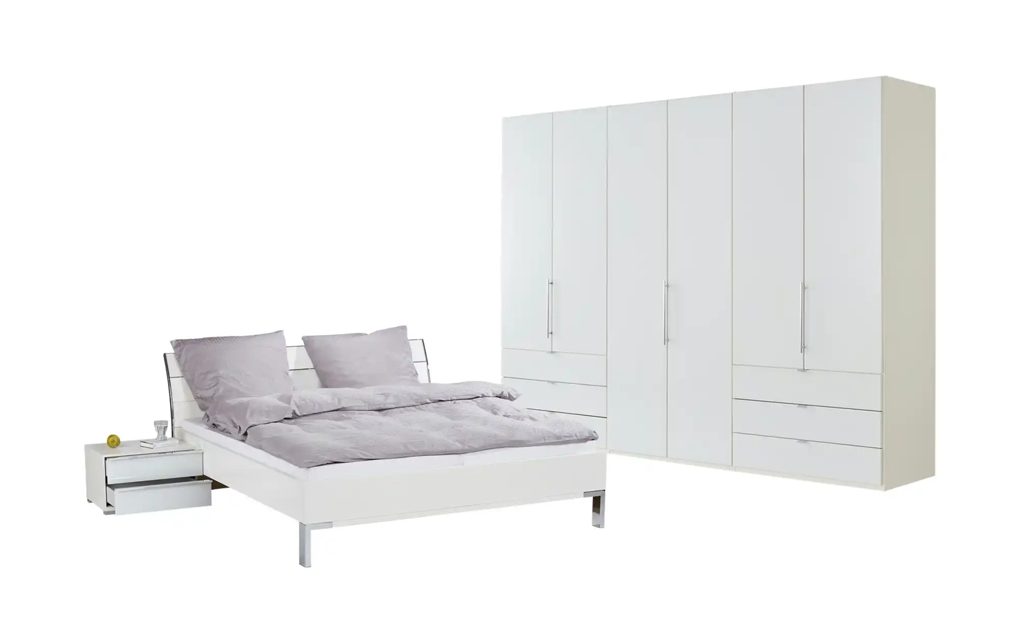 Bettanlage mit 2 Nachtkonsolen Beda