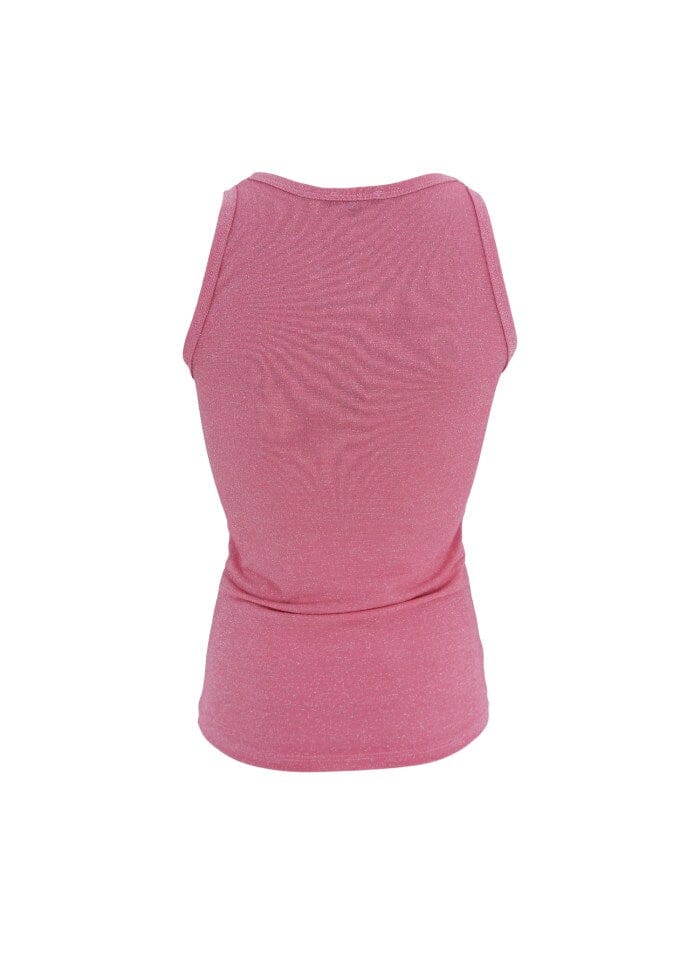 Black Colour Bcfaye Lurex Top pink 1