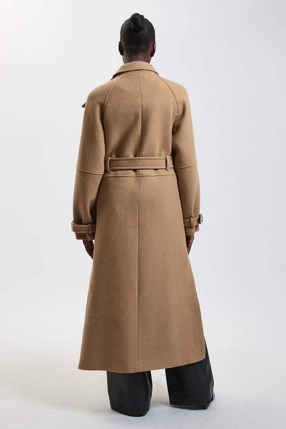 KarenMillen Trench-coat Ajusté En Laine