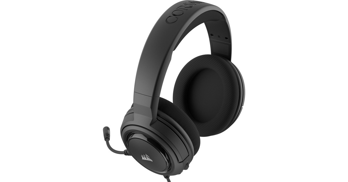 CorsairHS35 Stereo  over-ear gaming headset  (Zwart, Pc, PlayStation 4, Xbox one, Nintendo Switch)