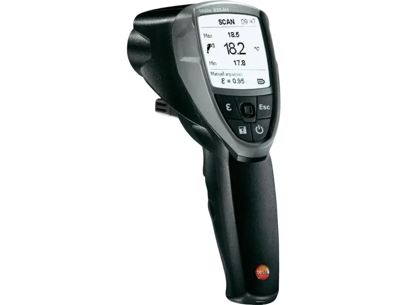 testo 835-H1 Infrarødt termometer Optik (termometer) 50:1 -30 -  600 °C Kontaktmåling