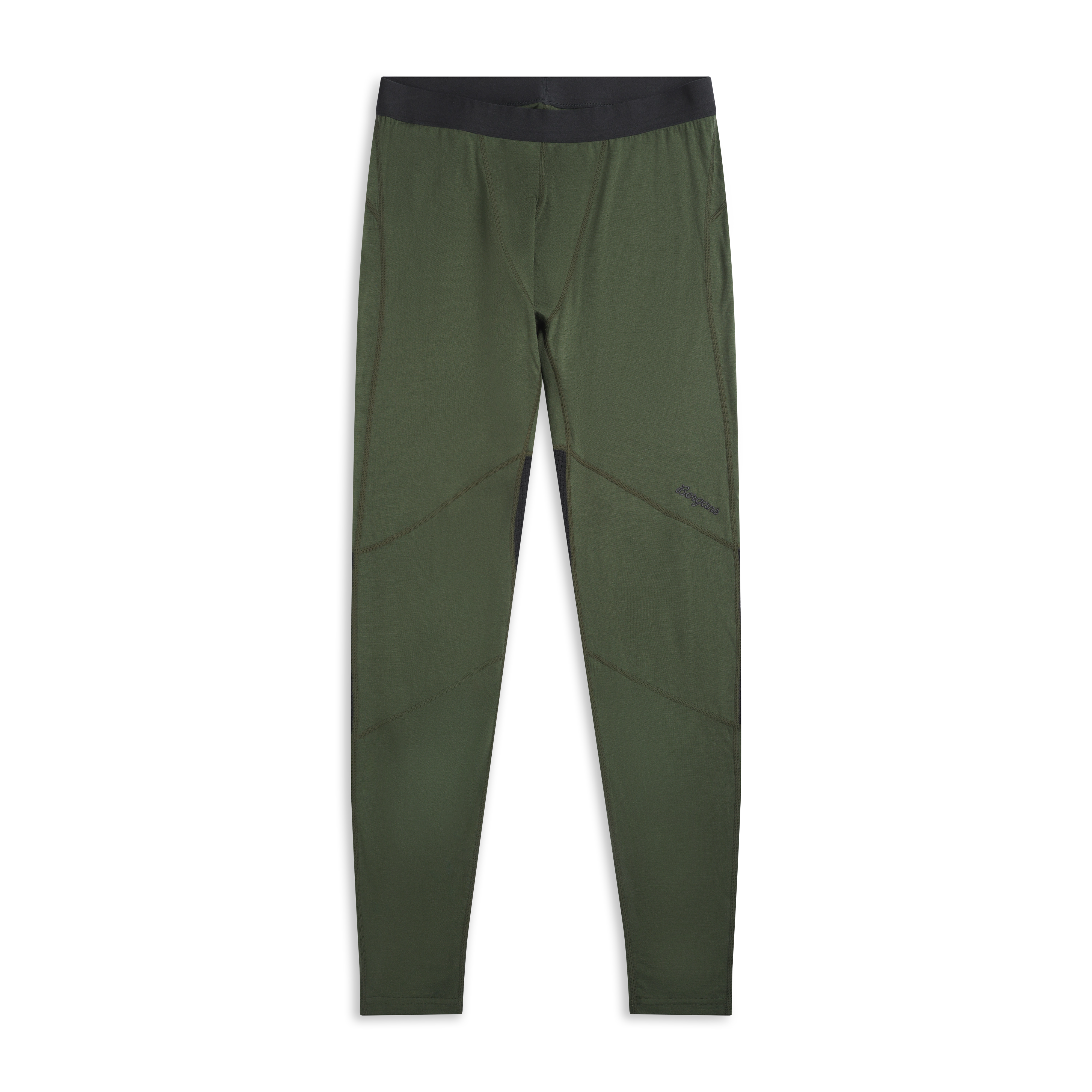 Inner:Pure Merino Tights Men Pine Forest / Dark Shadow Grey