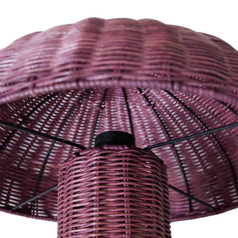HKliving Rattan tafellamp Coral