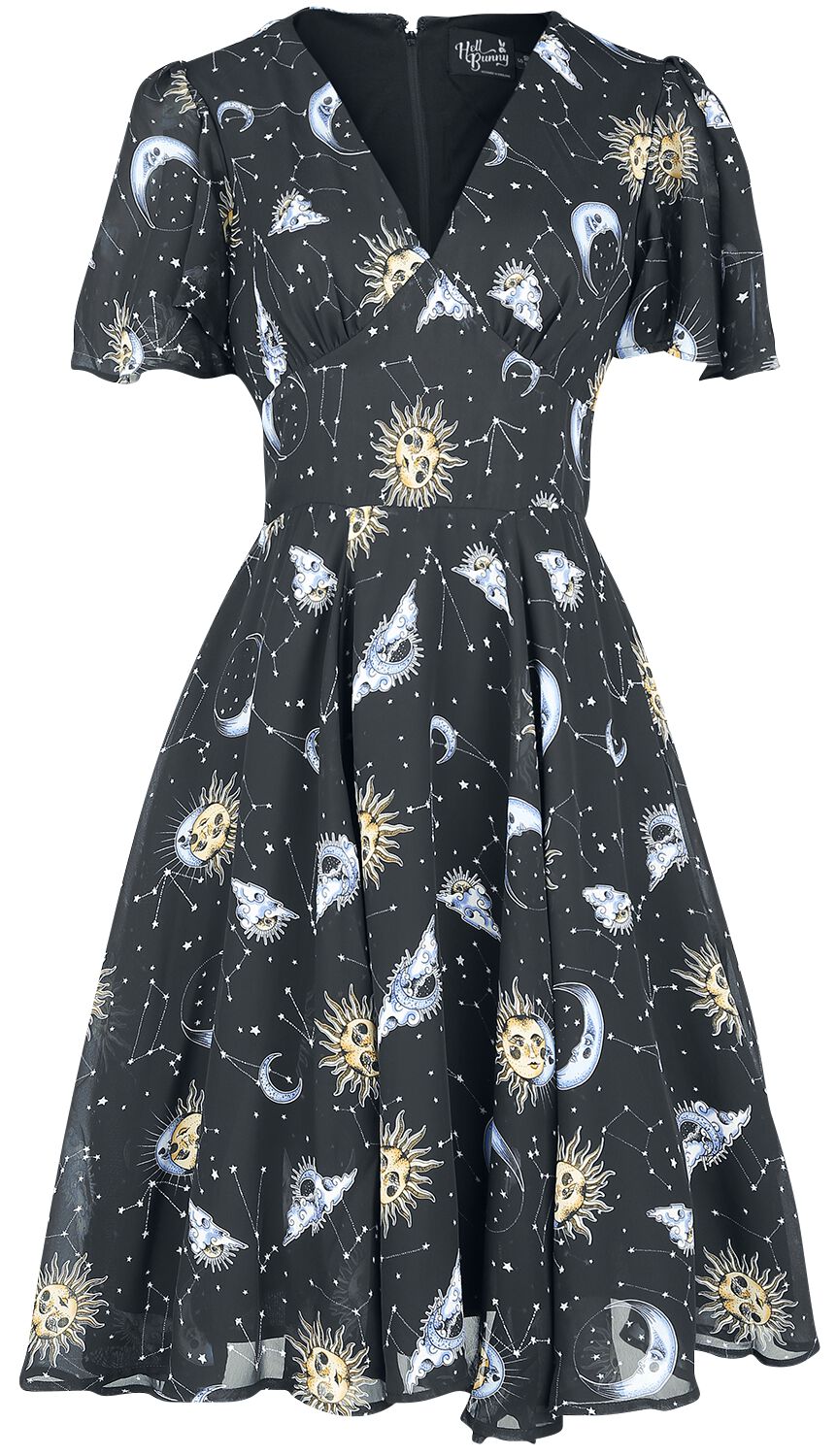 Robe Solaris | Hell Bunny Robe mi-longue