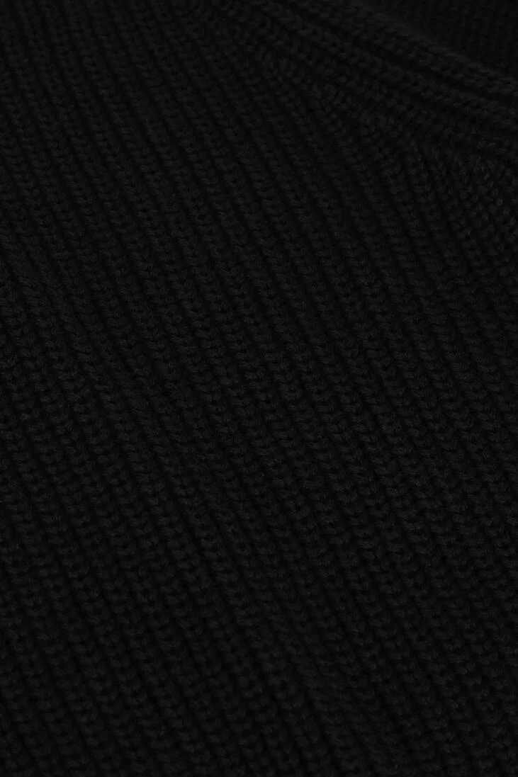 LYLE & SCOTT zwarte lyle & scott trui heavy raglan crew
