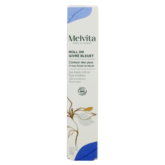 Roll-on givré contour des yeux à l'eau florale de Bleuet Melvita