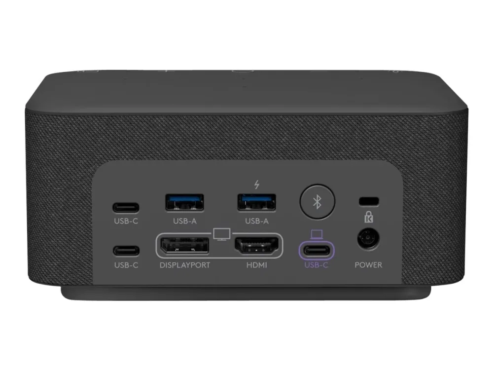 Logitech Logi Dock for Teams - Dockingstation - USB-C - HDMI, DP - Bluetooth - for Room Solution Large