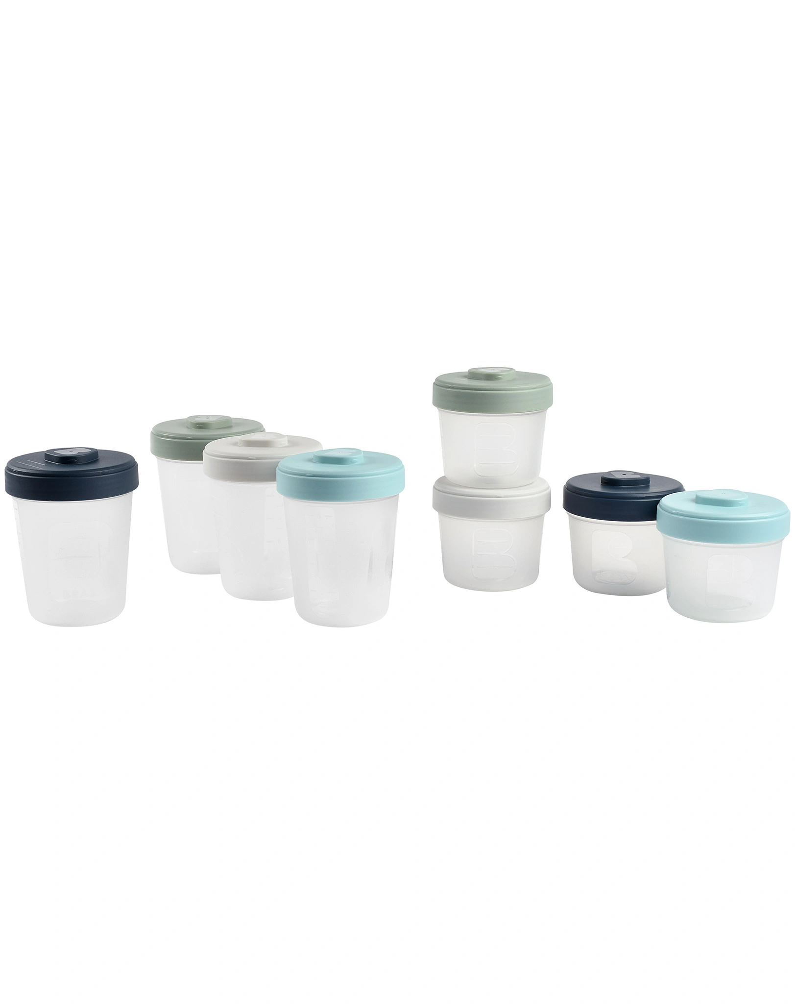 Portionsbehälter-Set CLIP (4x250 ml/4x150ml) 8-teilig