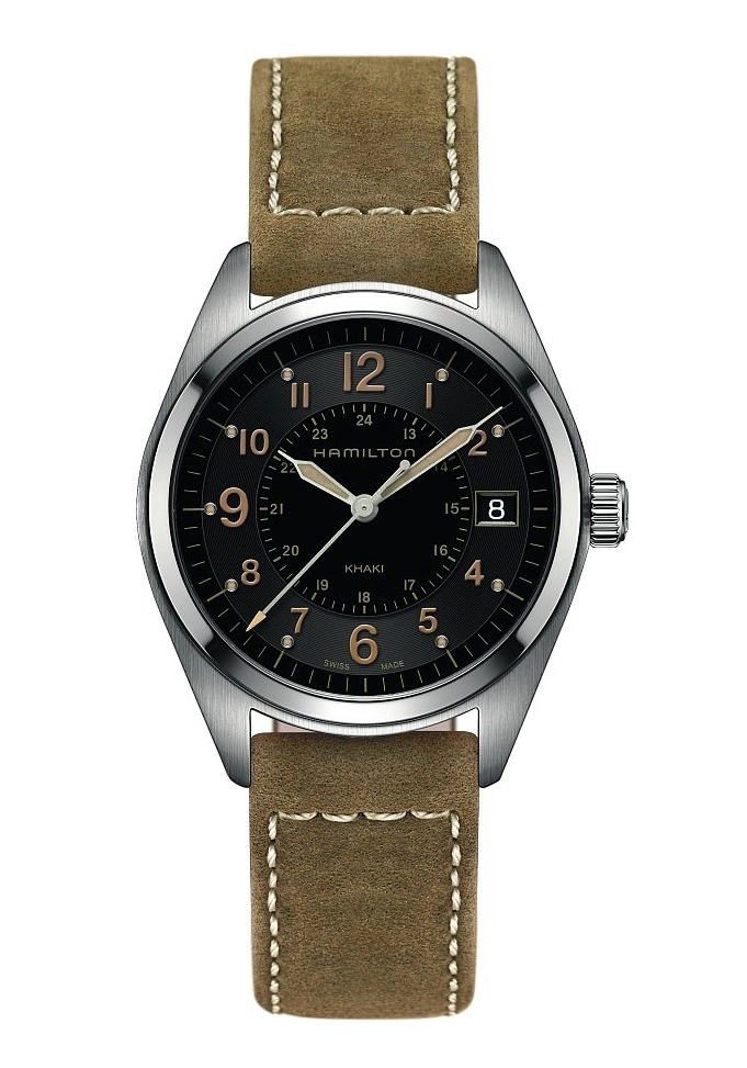 Hamilton Khaki Field Herrenuhr Braun H68551833