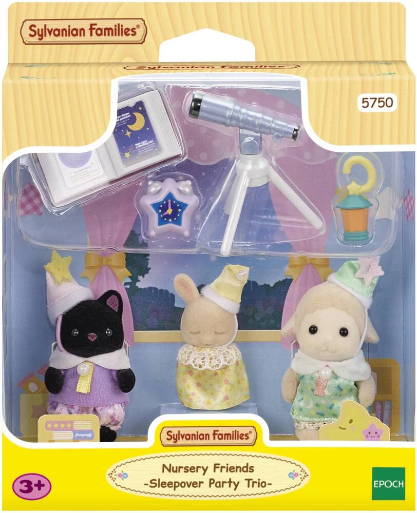 LE TRIO DES BEBES PYJAMA PARTY - SYLVANIAN TOUS POUR BEBES