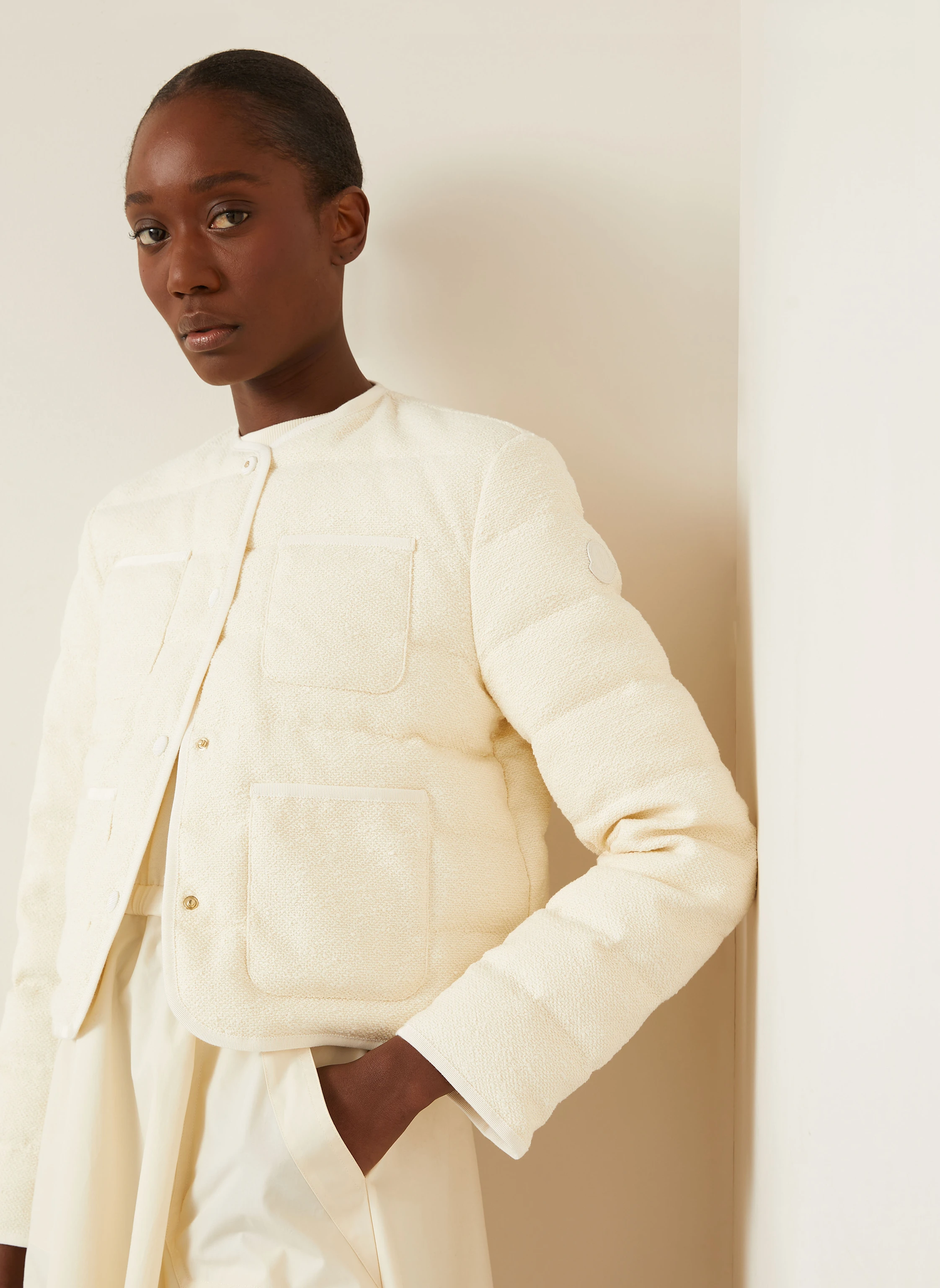 MONCLER Daunenjacke LALY aus Bouclé