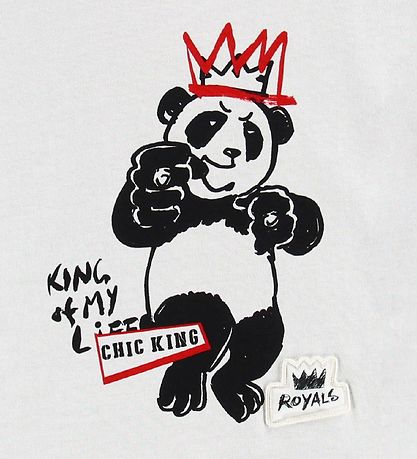 Dolce & Gabbana T-Shirt - Schwarz/Weiß m. Panda