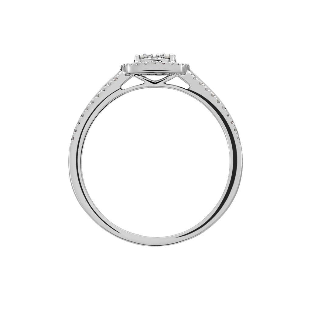 Bague Eleonoora Platine Blanc Diamant