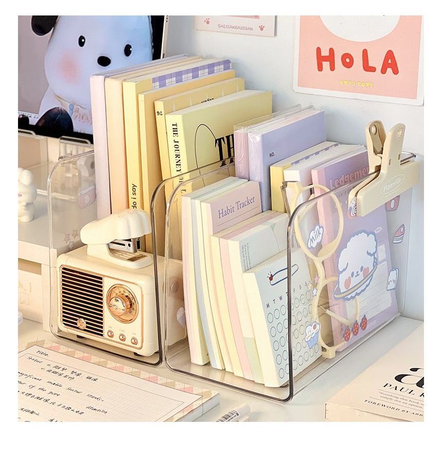 Yunikon - Transparante plastic bureau-organizer