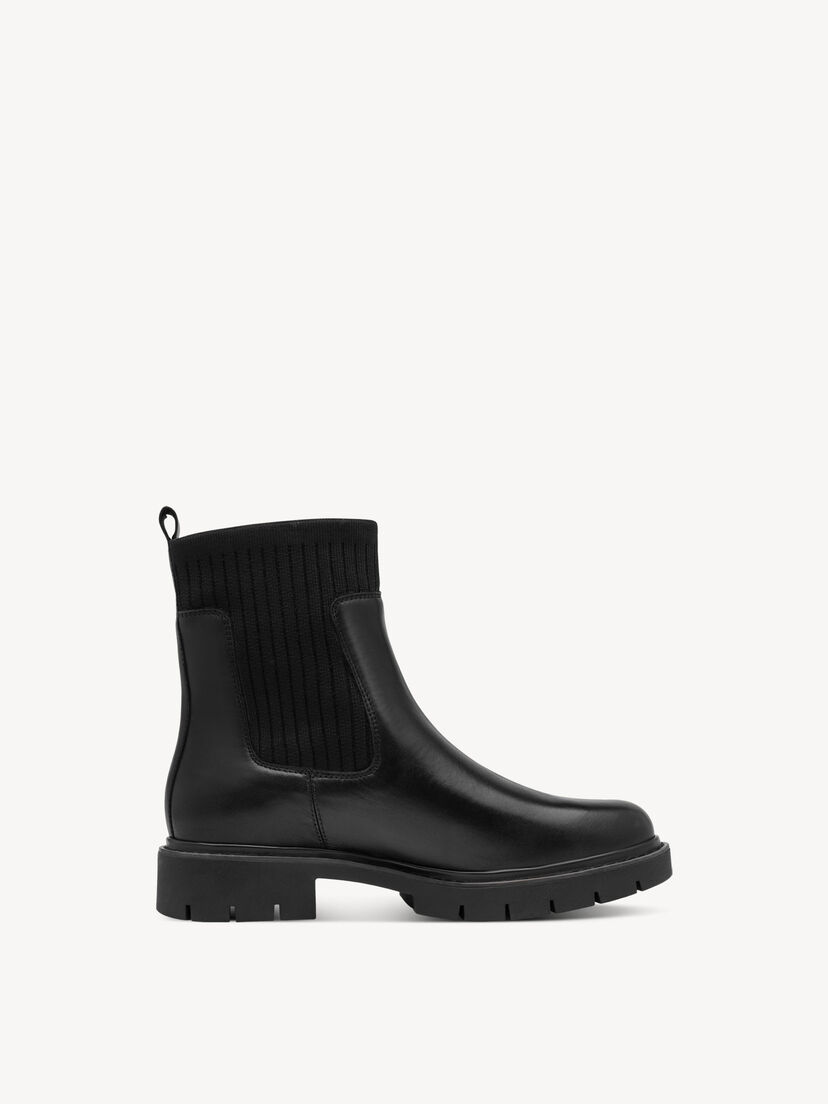 Chelseaboot - zwart warme voering