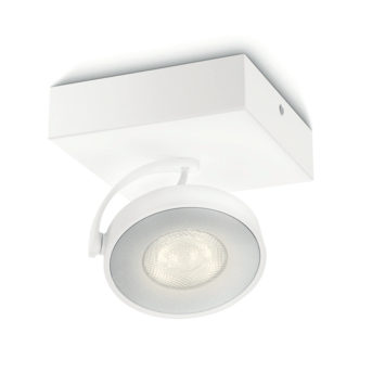 Philips wandspot Clockwork wit - Incl 1X LED 4W dimbaar