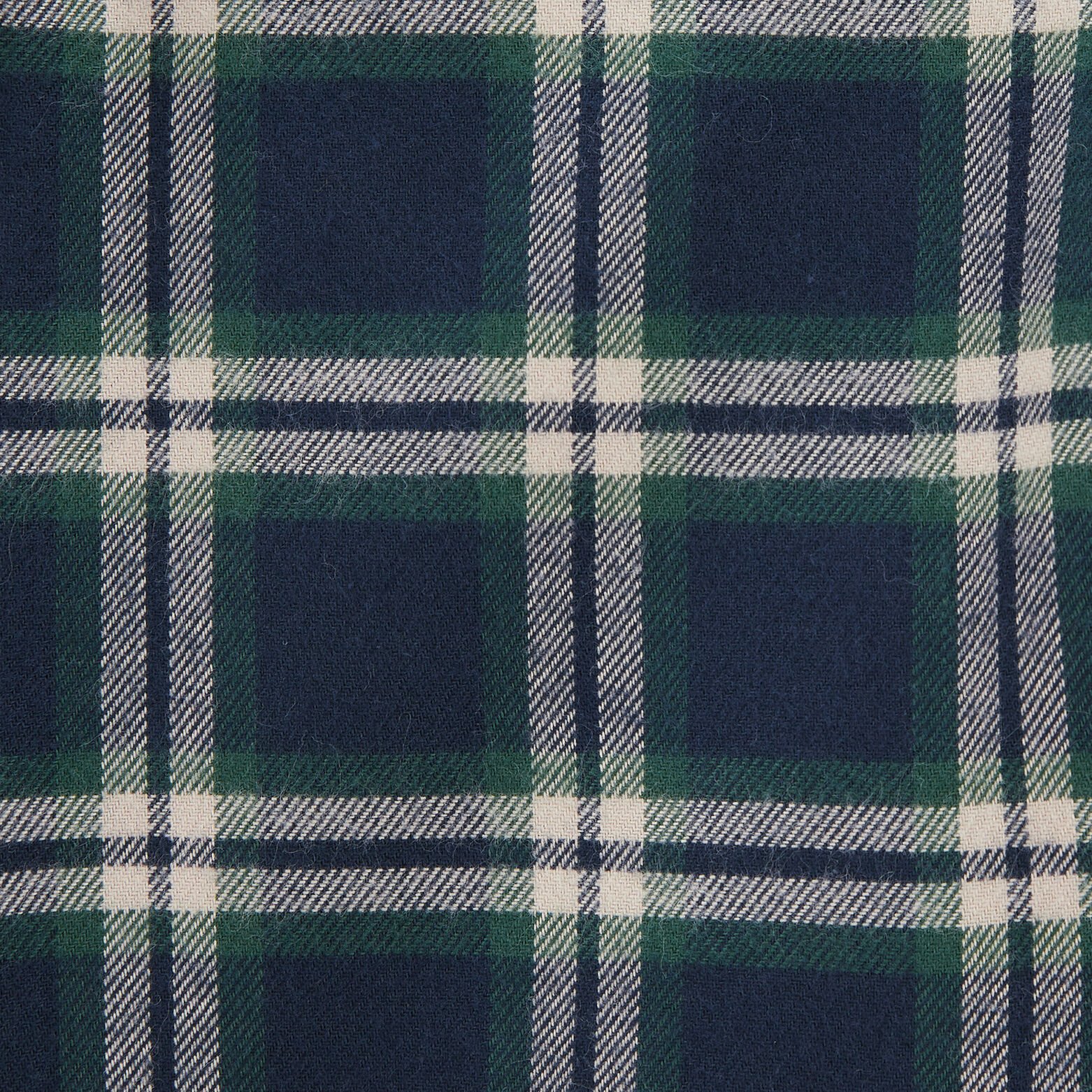 Chemise regular carreaux coton flanelle régénérati Bleu clair