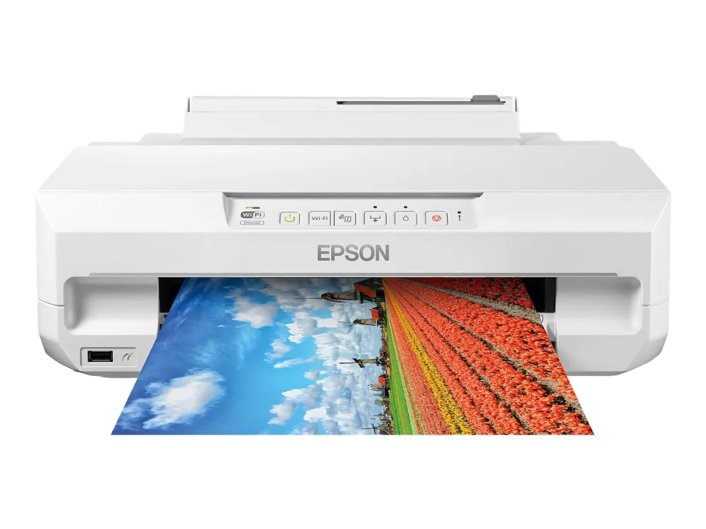 Epson Expression Photo XP-65 - Printer - farve - Duplex - blækprinter - A4/Legal - 5760 x 1440 dpi - op til 9.5 spm (mono) / op til 9 spm (farve) - kapacitet: 100 ark - USB, LAN, Wi-Fi