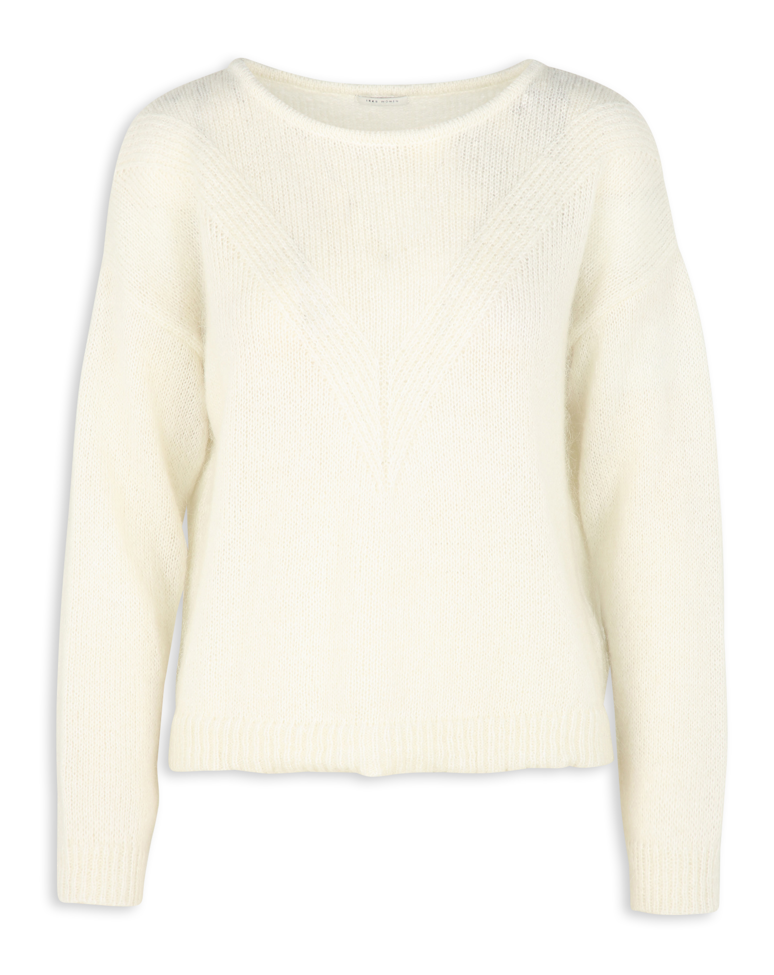 Pull à col bateau| Blanc