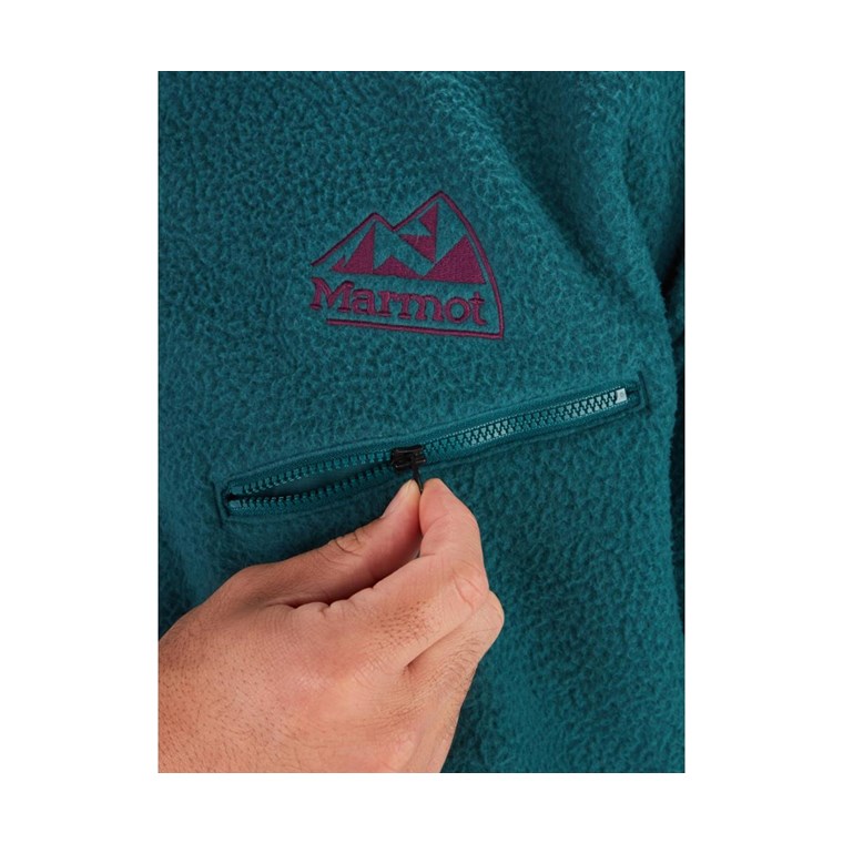 Marmot 94 E.C.O. Recycled Fleece Sweater Men Dark Jungle