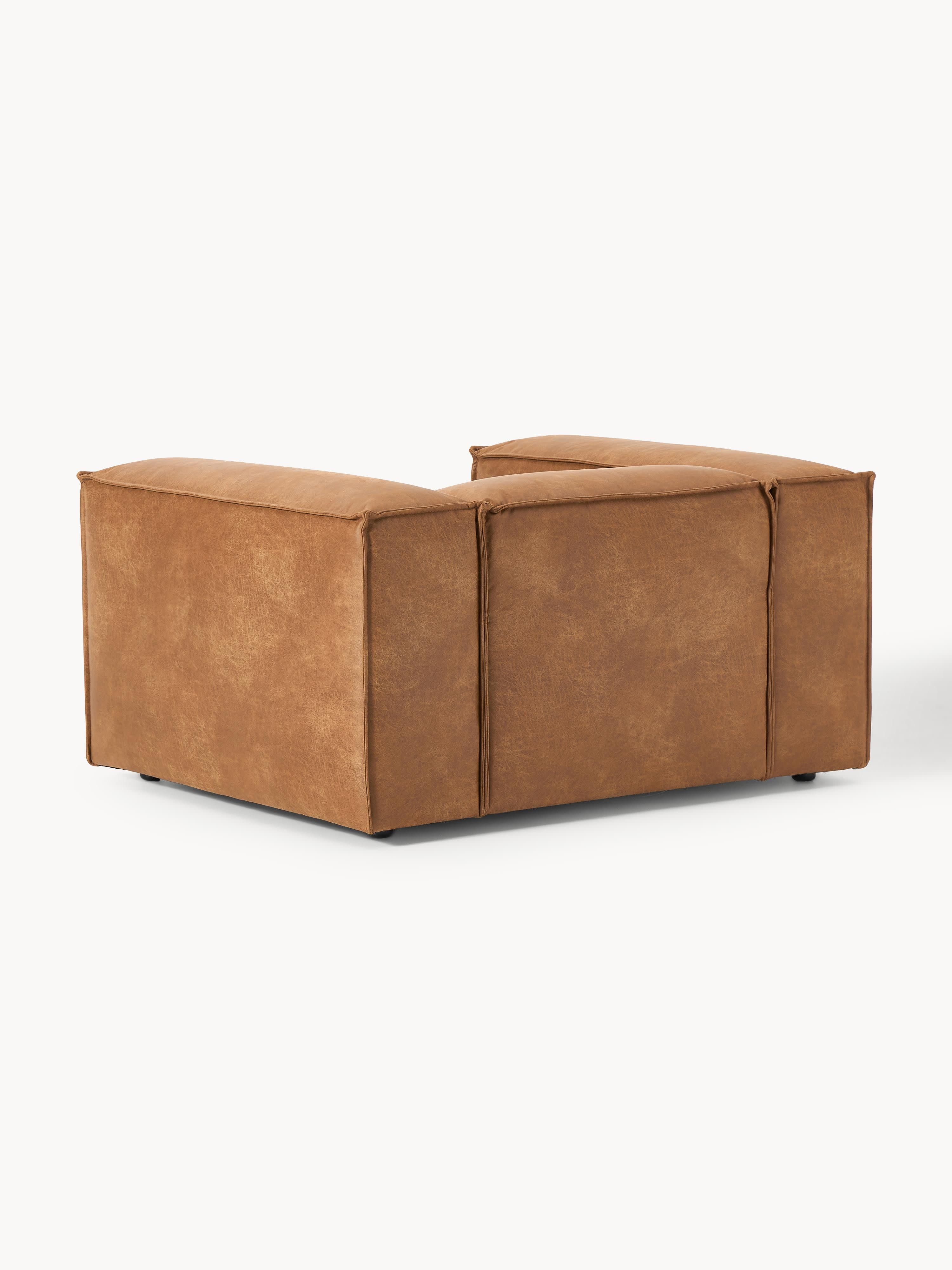 Fauteuil Lennon van gerecycled leer