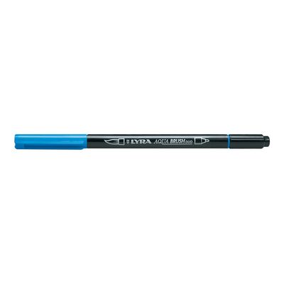 Lyra Aqua Brush Duo - Feutre pinceau double pointe - bleu foncé