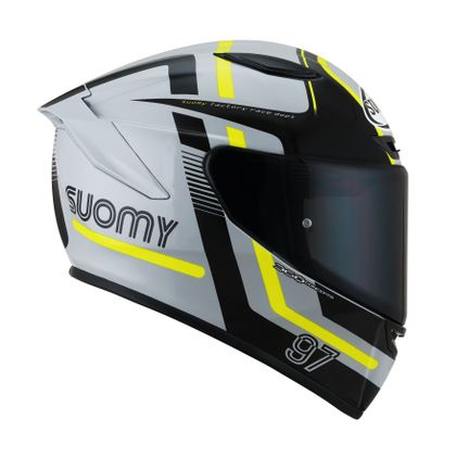 Casque Suomy TRACK-1 - NINETY SEVEN - Gris / Jaune