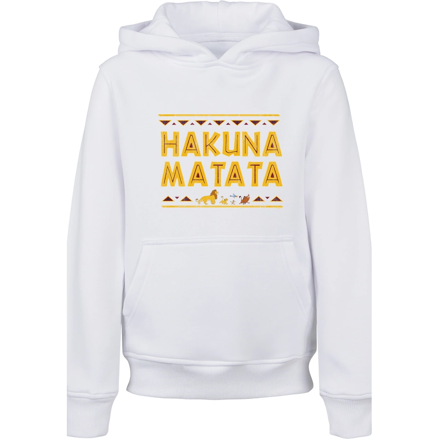 F4NT4STIC Hoodie  König der Löwen Hakuna Matata weiß
