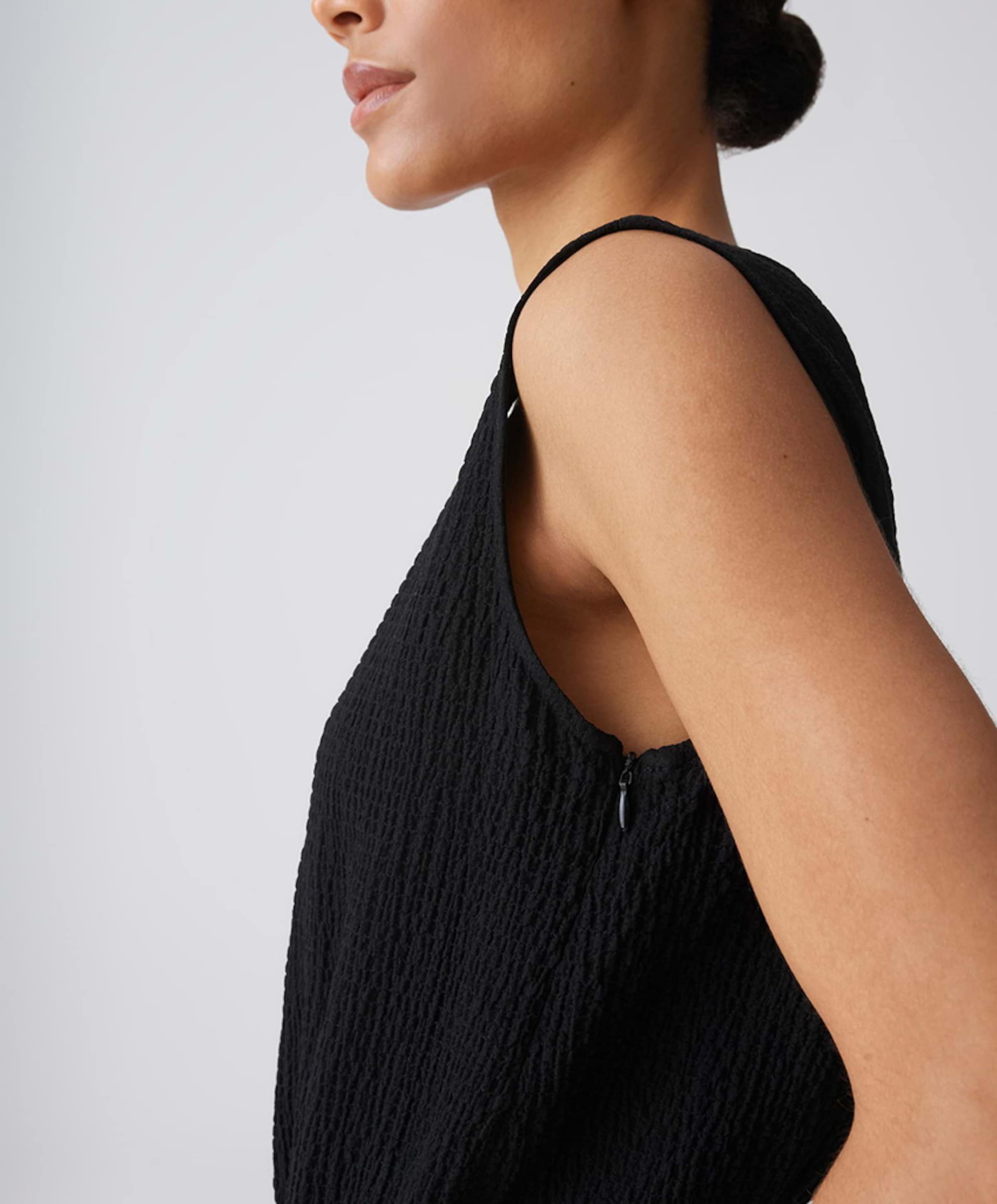 OPUS Mylara dames jumpsuit zwart