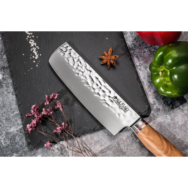 Nakiri damas 10Cr Wusaki 17cm Wusaki