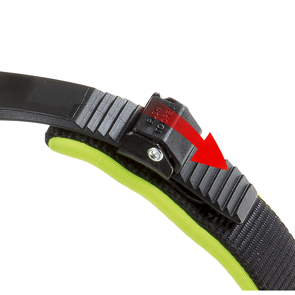 Collier ergonomique pour chiens ergofluo c25/60 avec rembourrage et fermeture à micro-régulation